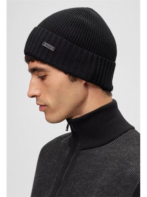 Ribbed wool hat BOSS | 50495306 FAT.001